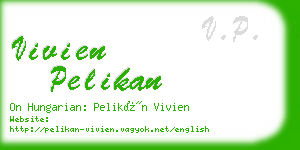 vivien pelikan business card